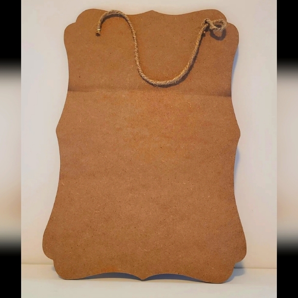 Joy Sign with Deer Head & Buffalo Plaid Christmas Holiday Hanging Wall Sign - Picture 2 of 2